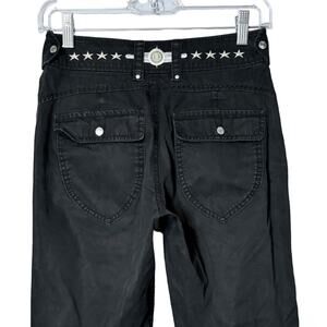 Bogner Embroidered Crop Jeans Sz 4 US / 34 EU Embellished Stars Western Capri